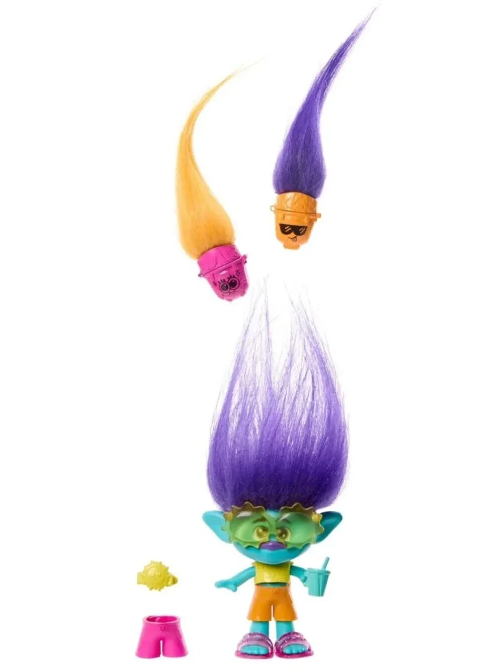 DreamWorks TROLLS Band Together Hair Pops Branch Doll And Accessories NEW
